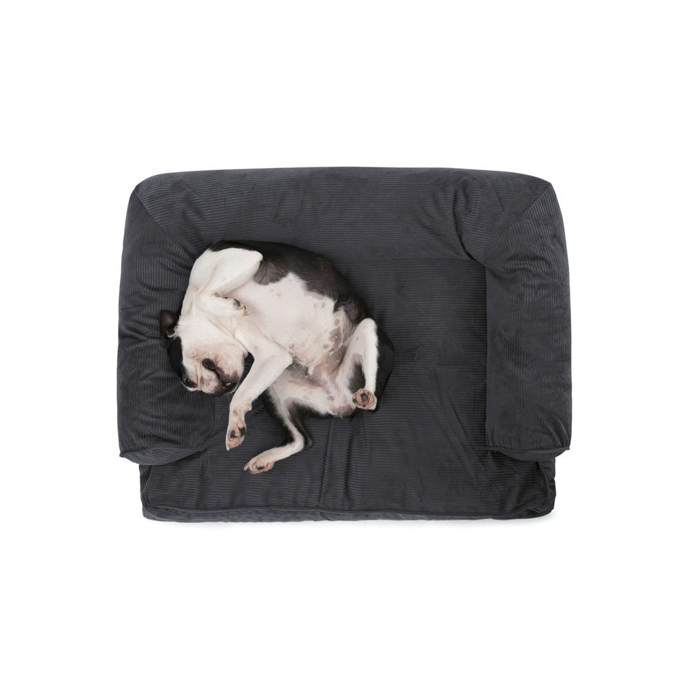 Charlie&#39;s Corduroy Dog Sofa Bed Charcoal Medium