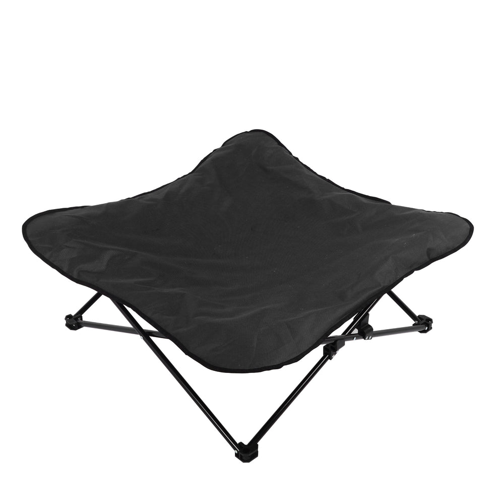 Charlie&#39;s Foldable Outdoor Camping Dog Bed Black Medium