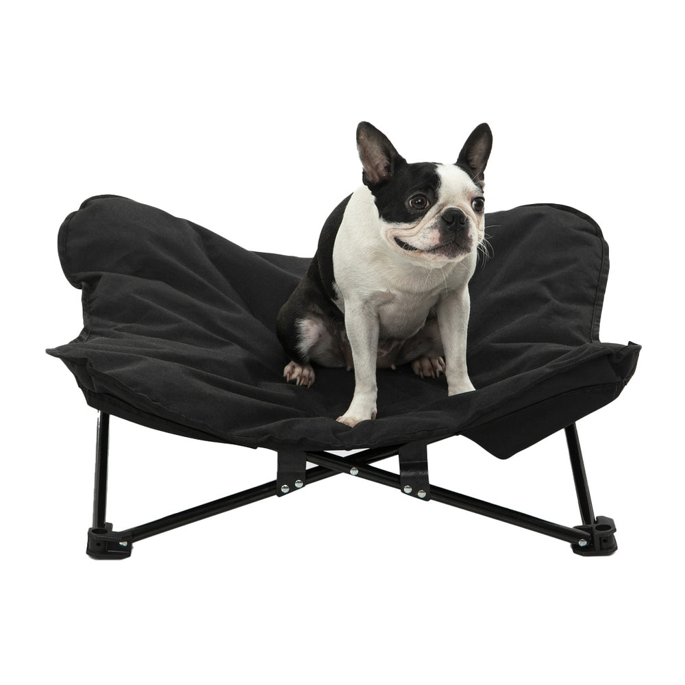 Charlie&#39;s Butterfly Portable Folding Outdoor Pet Chair Black 70x70x20