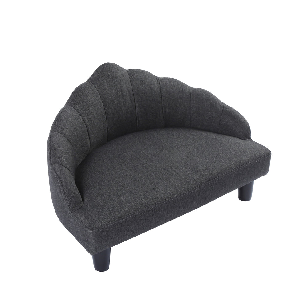 Charlie&#39;s Crown Elevated Pet Sofa Bed Charcoal