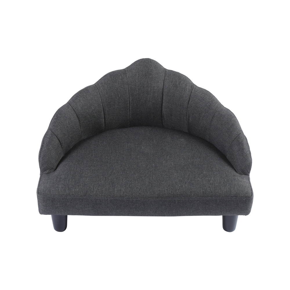 Charlie&#39;s Crown Elevated Pet Sofa Bed Charcoal