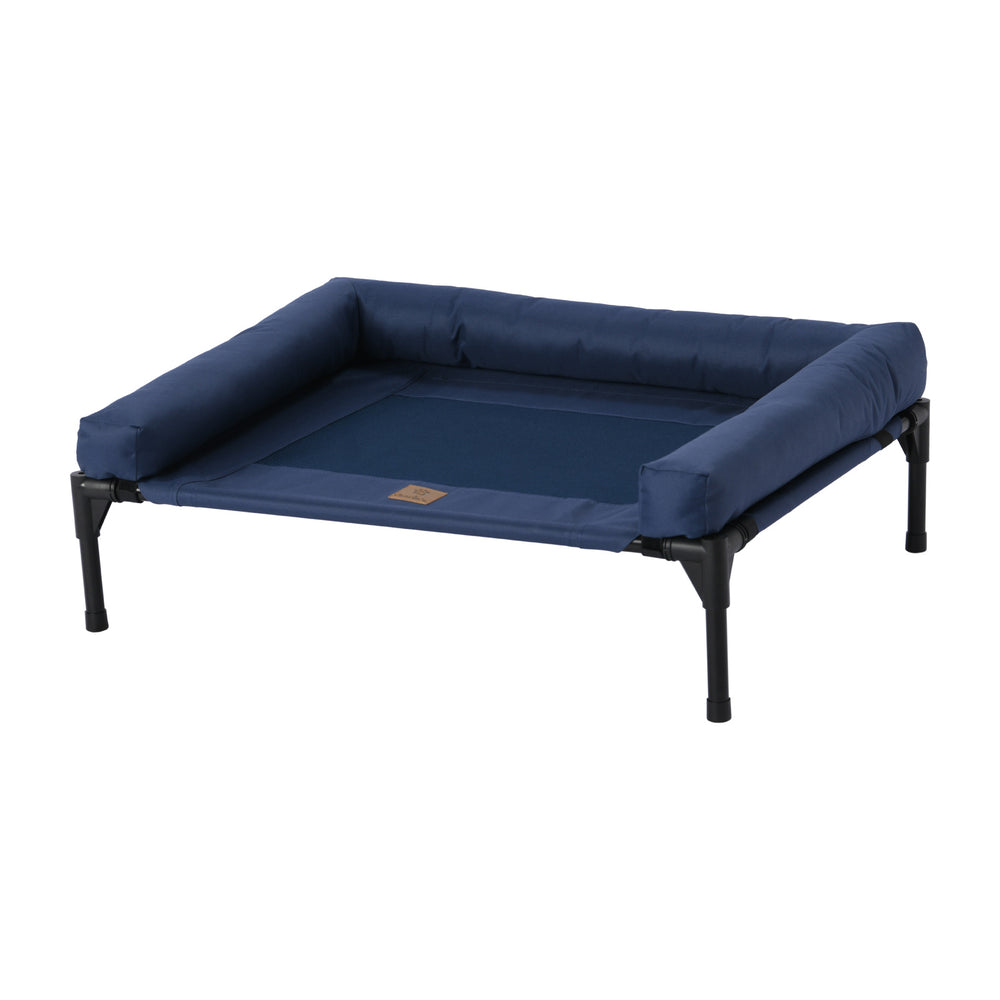 Charlie s Pet Trampoline Bolster Sofa Bed Blue Medium 81.3 x 63.5 x 26.7cm