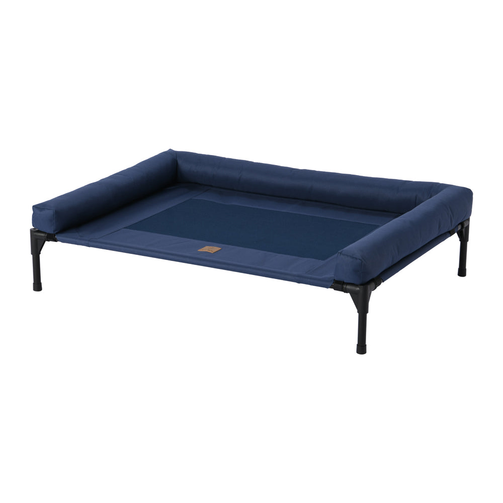 Charlie s Pet Trampoline Bolster Sofa Bed Blue Large 108 x 76.2 x 26.7cm