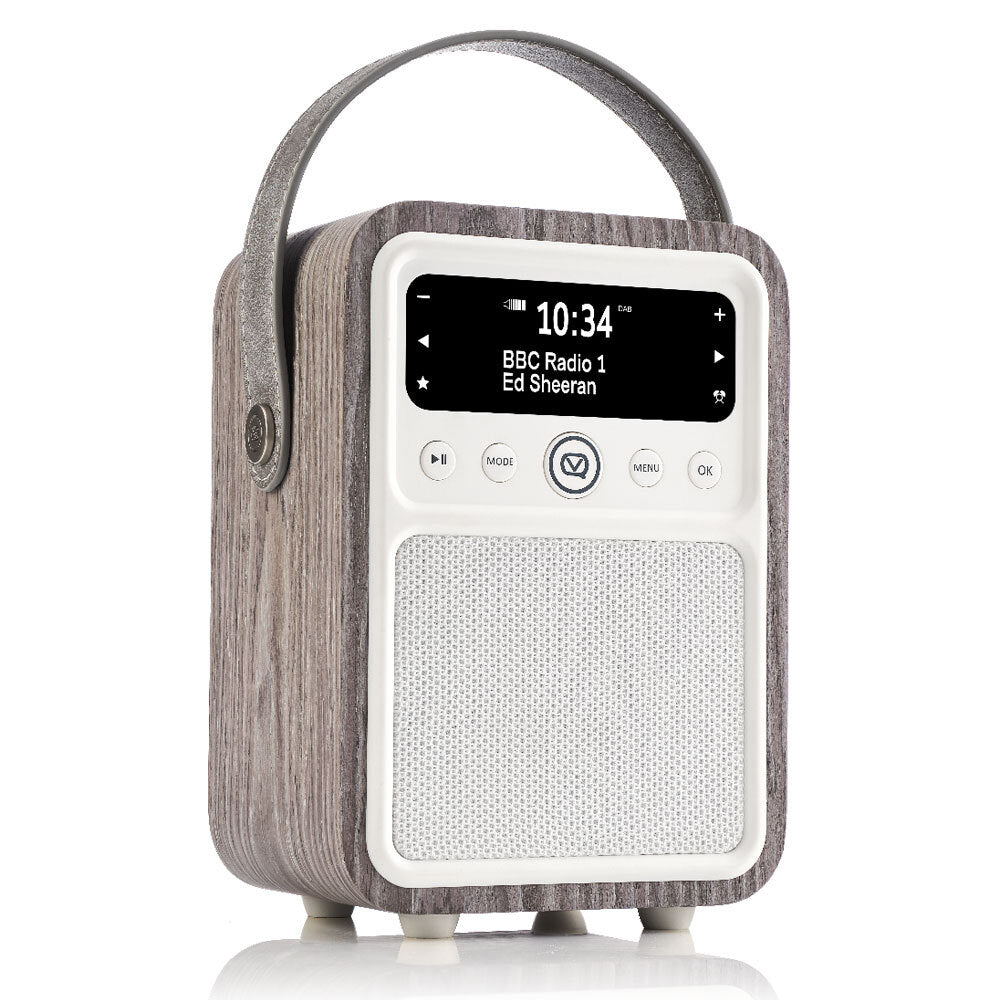 VQ Monty Retro DAB+ Digital FM/AM Bluetooth Radio Limed Oak