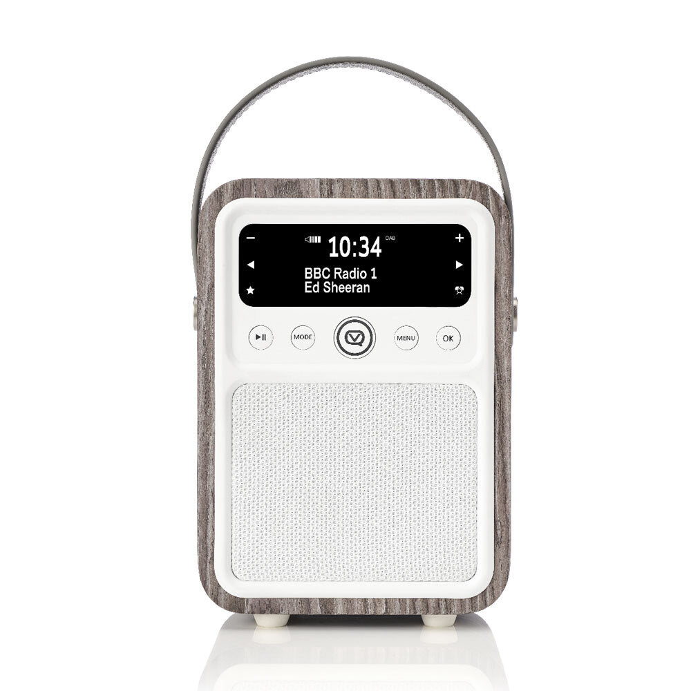 VQ Monty Retro DAB+ Digital FM/AM Bluetooth Radio Limed Oak