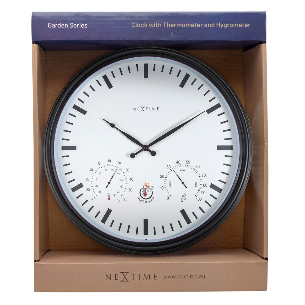 NeXtime 50.8cm Sunflower Outdoor Wall Clock