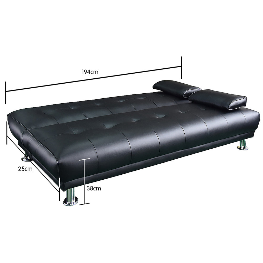Sarantino Alice Modular Sofa Bed with Chaise Lounge - Light Grey