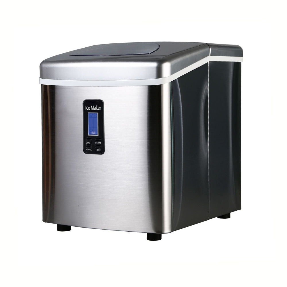 Miraklass Ice Maker Machine High Efficiency and Energy Saving With LCD Digital Stainless Steel 3.2L