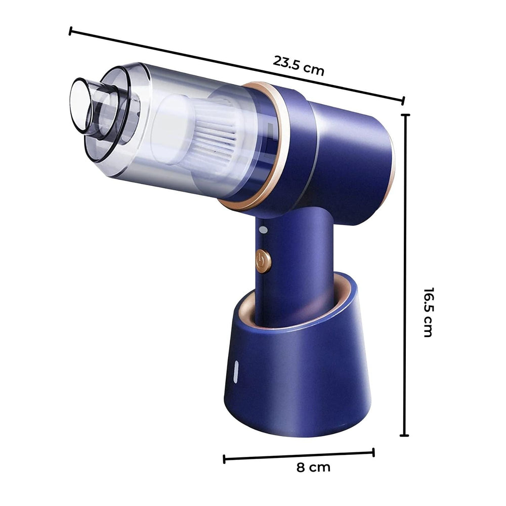 MIRAKLASS 45000RPM Cordless Vacuum Cleaner Dust Blower Air Duster Charging Base