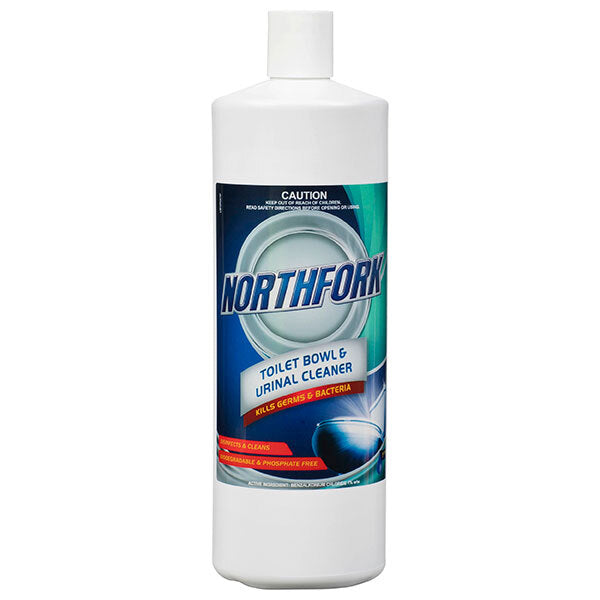 12PK Northfork 1L Toilet Bowl &amp; Urinal Cleaner Disinfectant