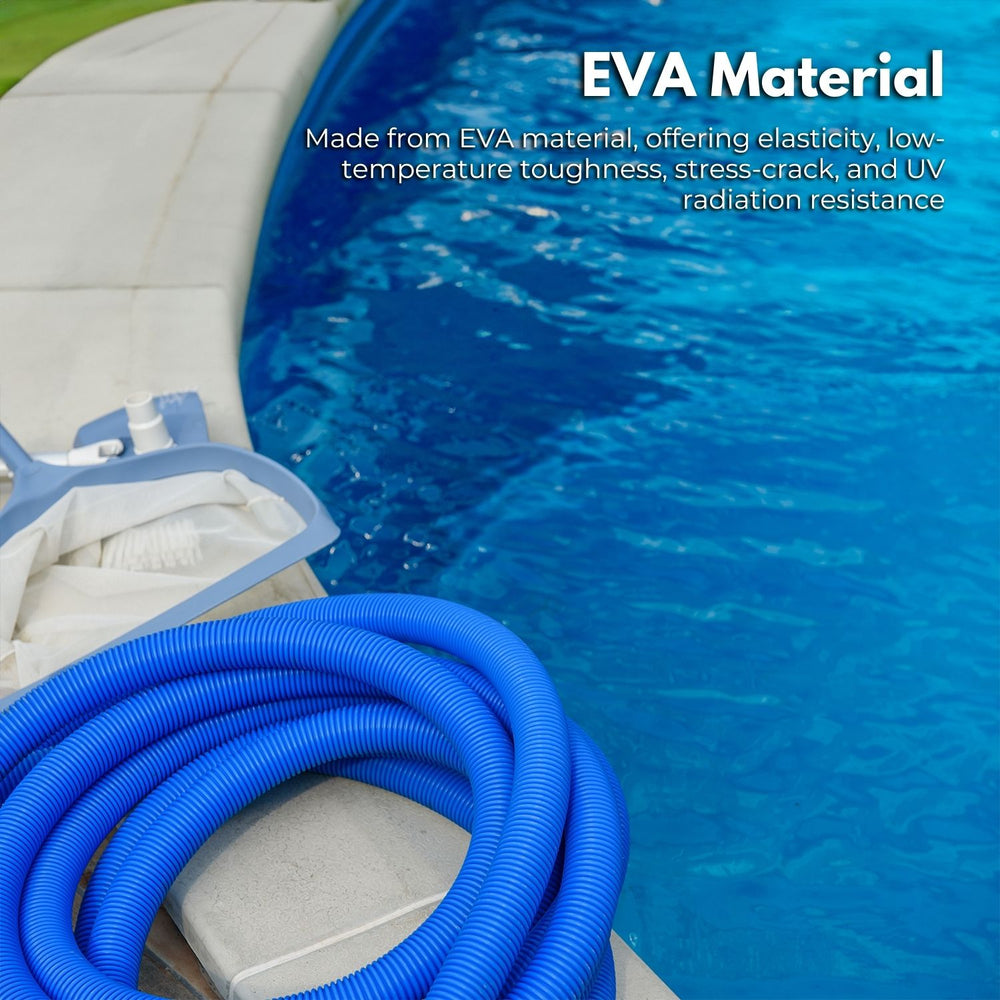 NOVEDEN Pool Set Automatic Pool Cleaner Hose Blue 10x1m Zodiac Baracuda Generic