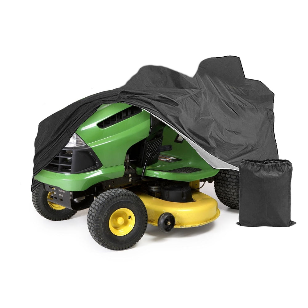 NOVEDEN Garden Waterproof Ride On Lawn Mower Cover Heavy Duty 210D Dust Rain UV