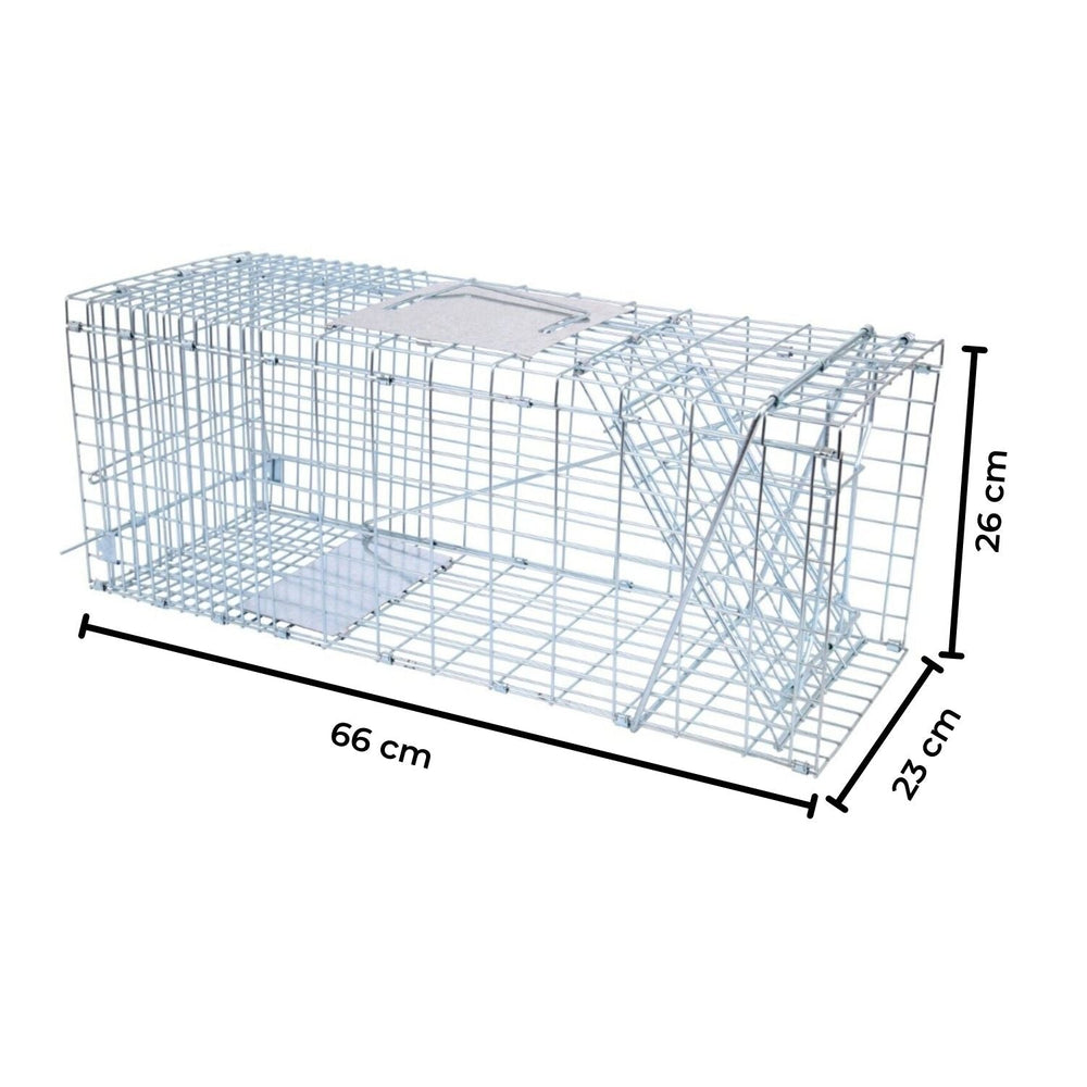 NOVEDEN Folding Humane Live Catch Possum Fox Koala Rabbit Bird Cat Animal Trap Cage