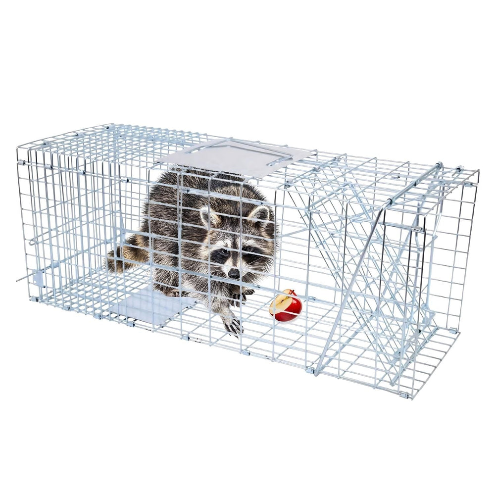 NOVEDEN Folding Humane Live Catch Possum Fox Koala Rabbit Bird Cat Animal Trap Cage