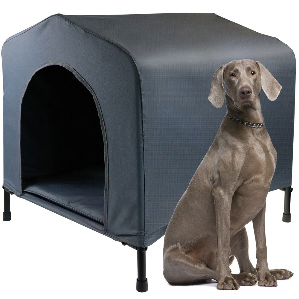 Paws &amp; Claws Elevated Pet House W/Cushion - XL