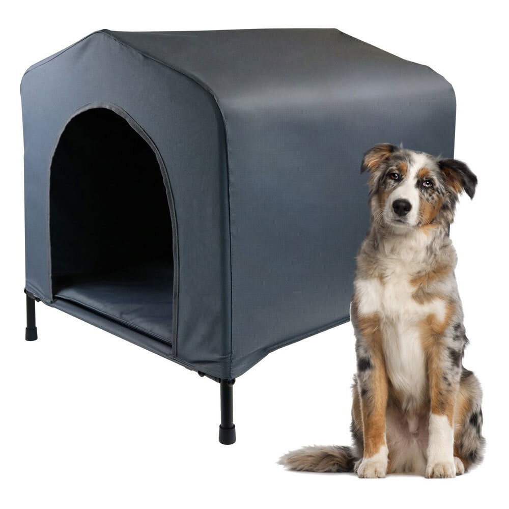 Paws &amp; Claws Elevated Canvas Pet House - Medium