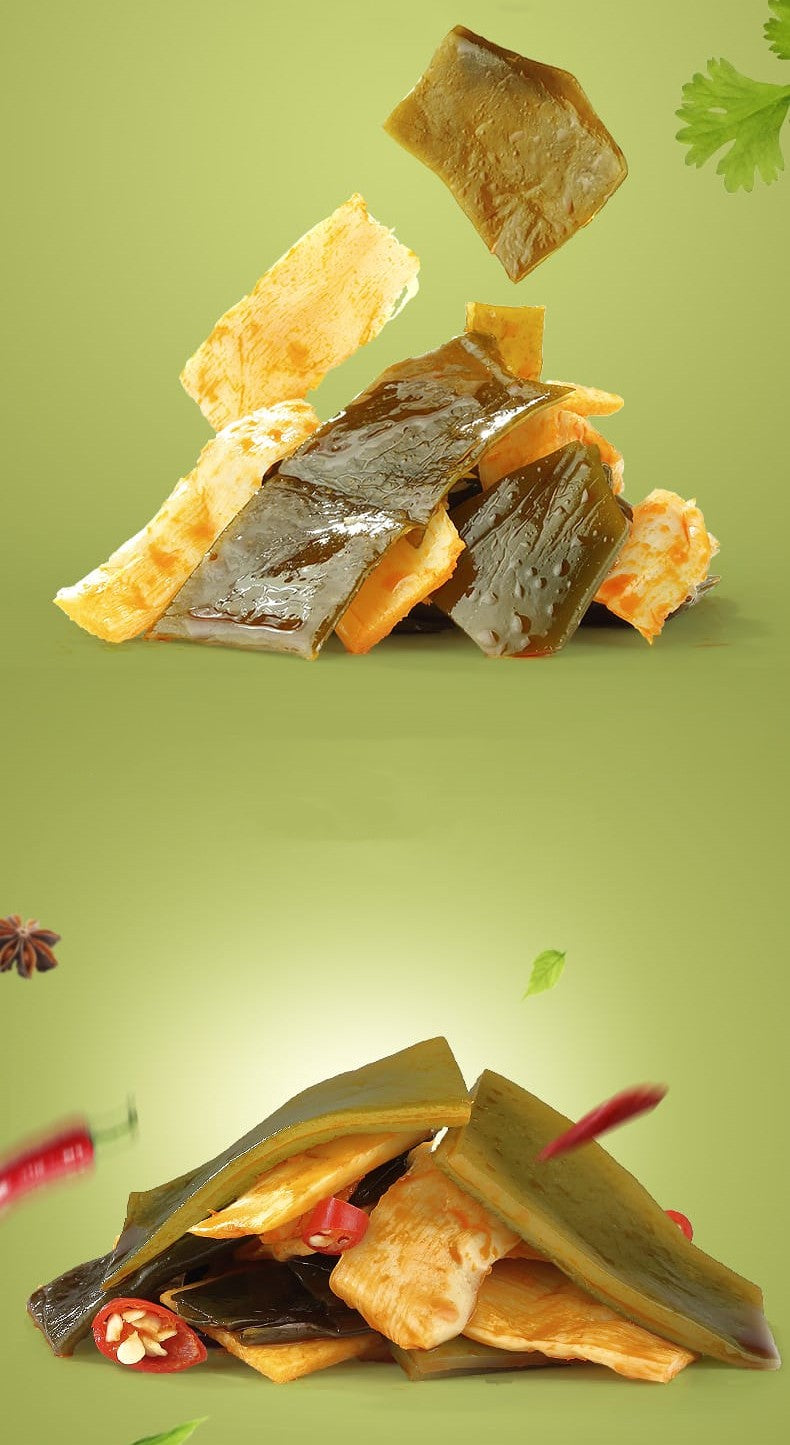 Bestore Snack Seaweed and Bamboo Shoots Spicy Flavor 160g  X6pack