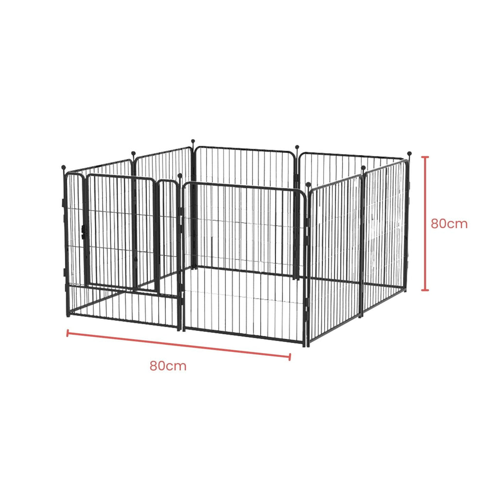 Floofi Easy to Assemble Indoor and Outdoor Multifunctional Dog Playpen 32&quot; Thick Model