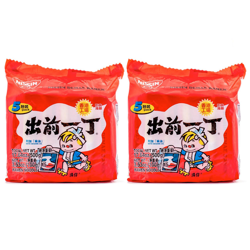 Nissin Izumo Ichiban Sesame Oil Flavor Noodles 100gX5 bags X2Pack