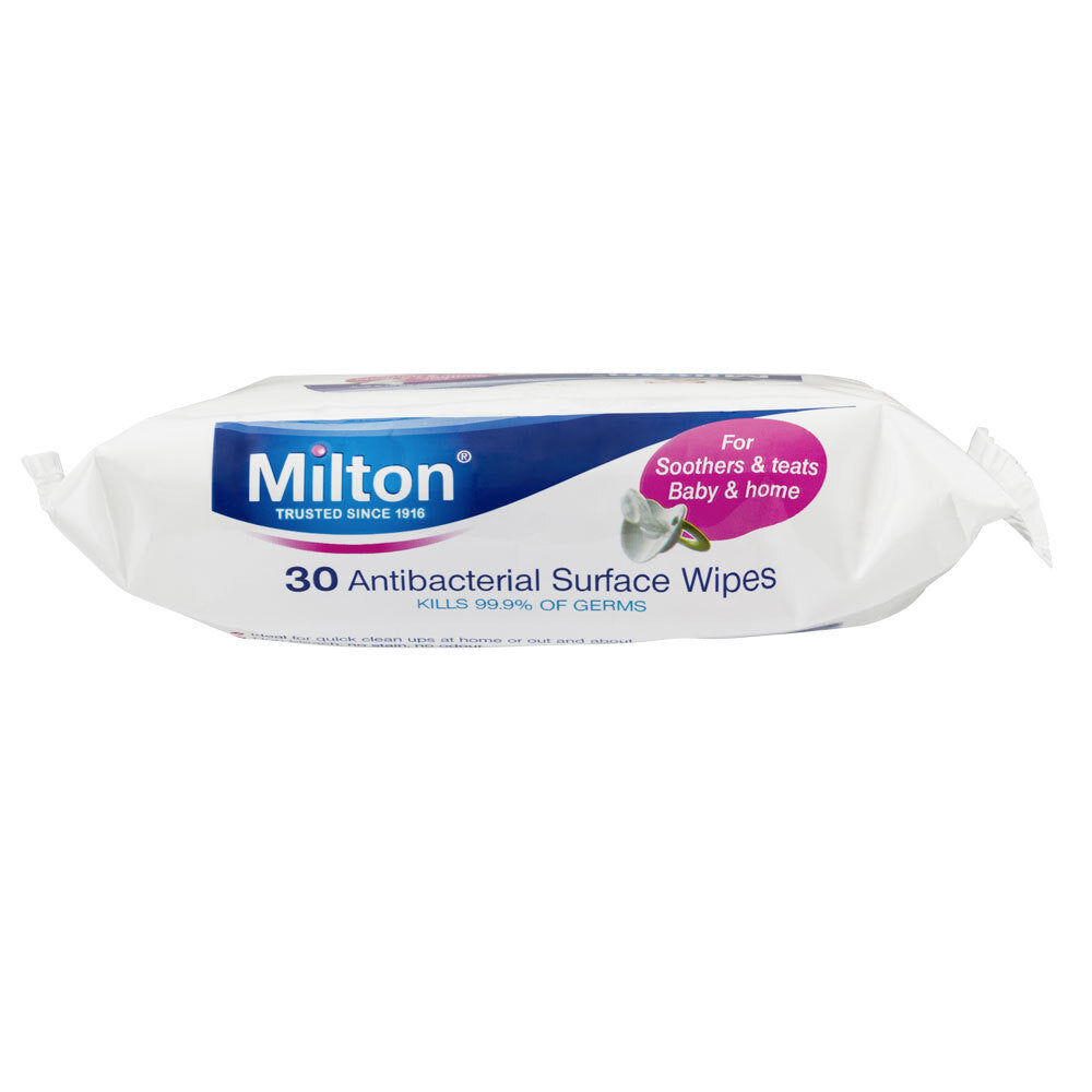 210pc Milton Antibacterial Surface Wipes