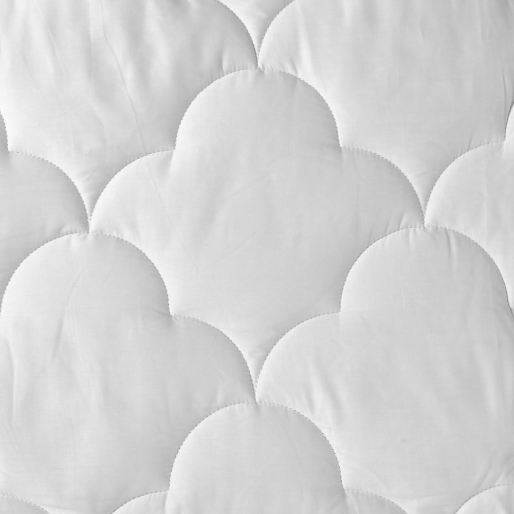 7007008 Natural Home Summer Cotton Quilt 250gsm - White - Queen Bed