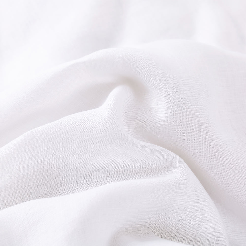 Natural Home Vintage Washed Hemp Linen Quilt Cover Set White King Bed