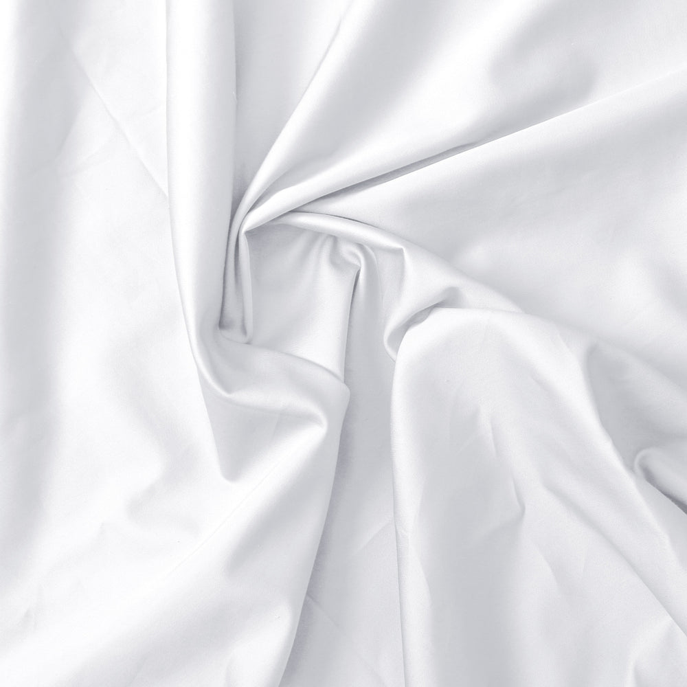 Natural Home Organic Cotton Sheet Set WHITE Single Bed