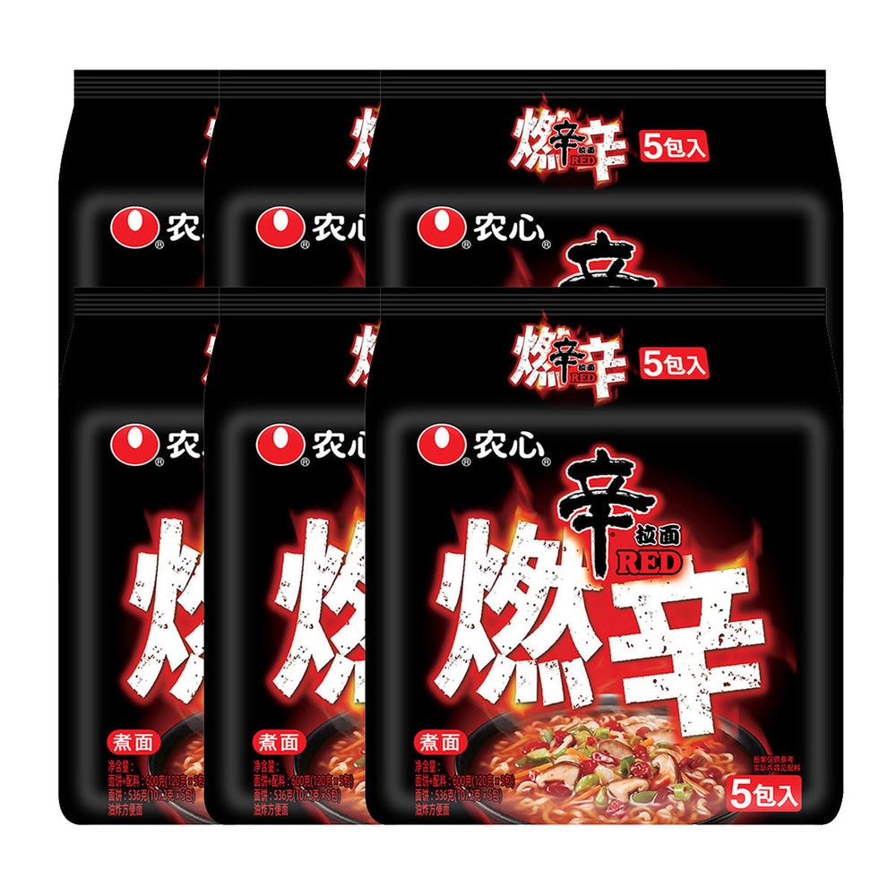 Nongshim Spicy Ramen Flavor 120g X5 Bags X6Pack