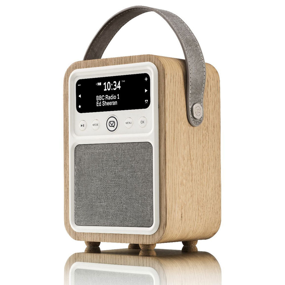 VQ Monty Retro DAB+ Digital &amp; FM/AM Bluetooth Radio - Oak