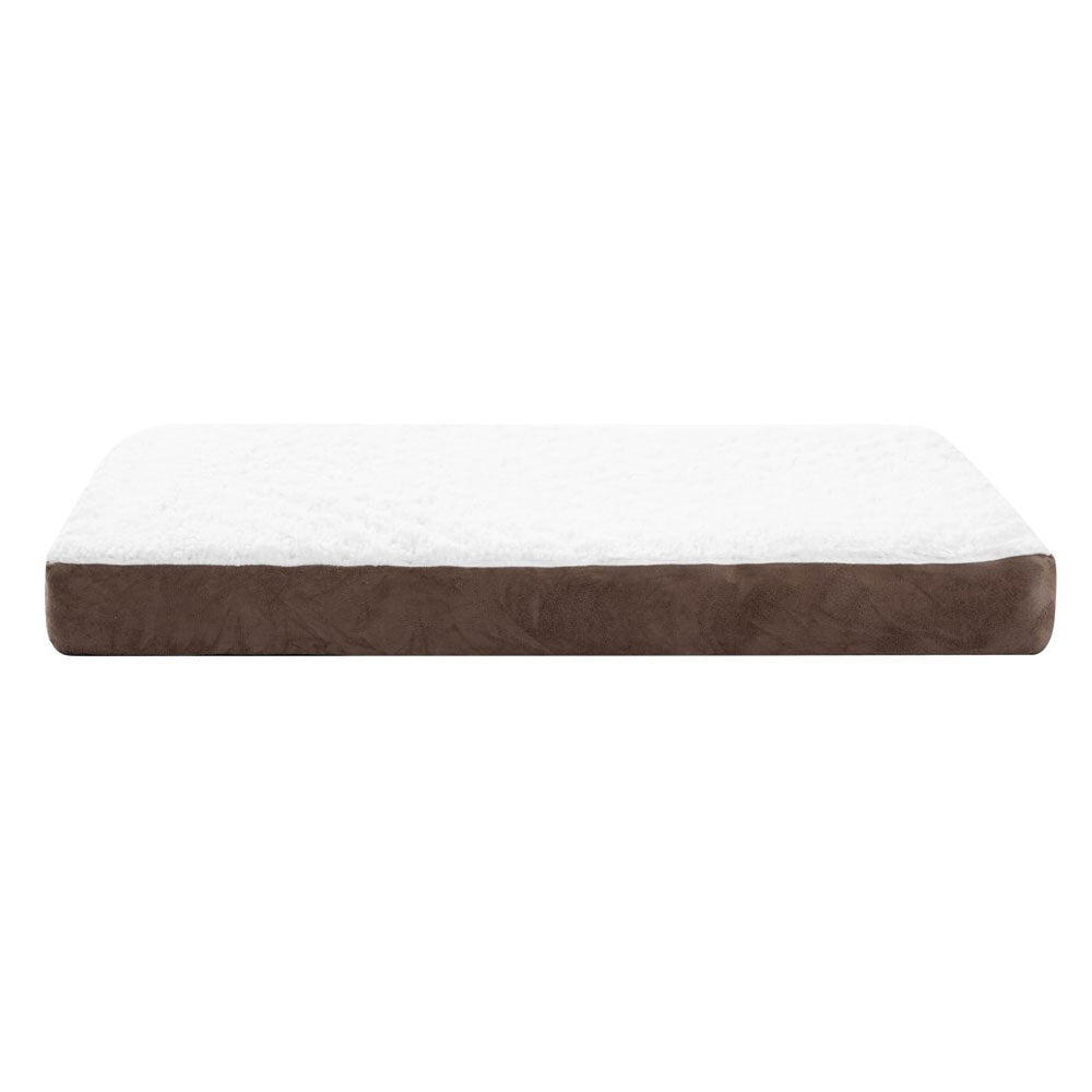 Paws &amp; Claws Orthopedic Suede Pet Bed - Brown