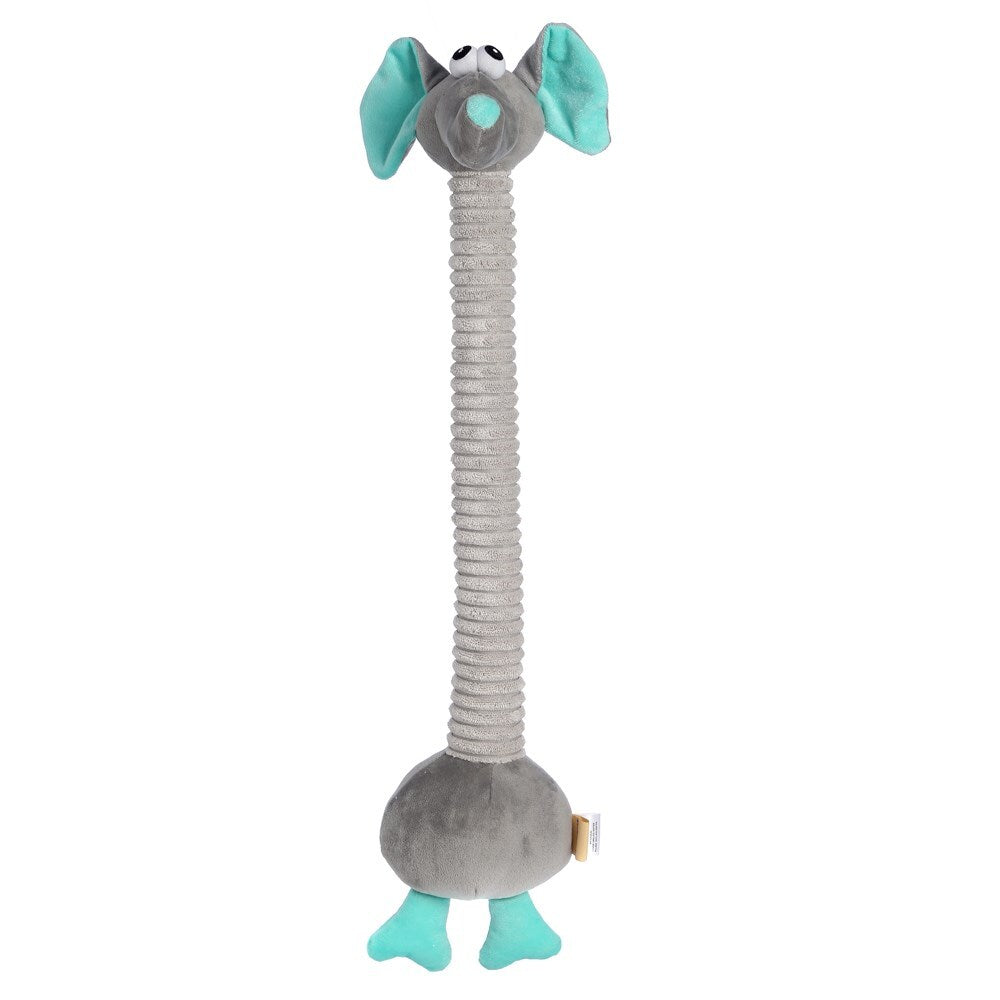 Paws &amp; Claws Who Zoo Long Neck Toy 65X15cm 2 Asstd