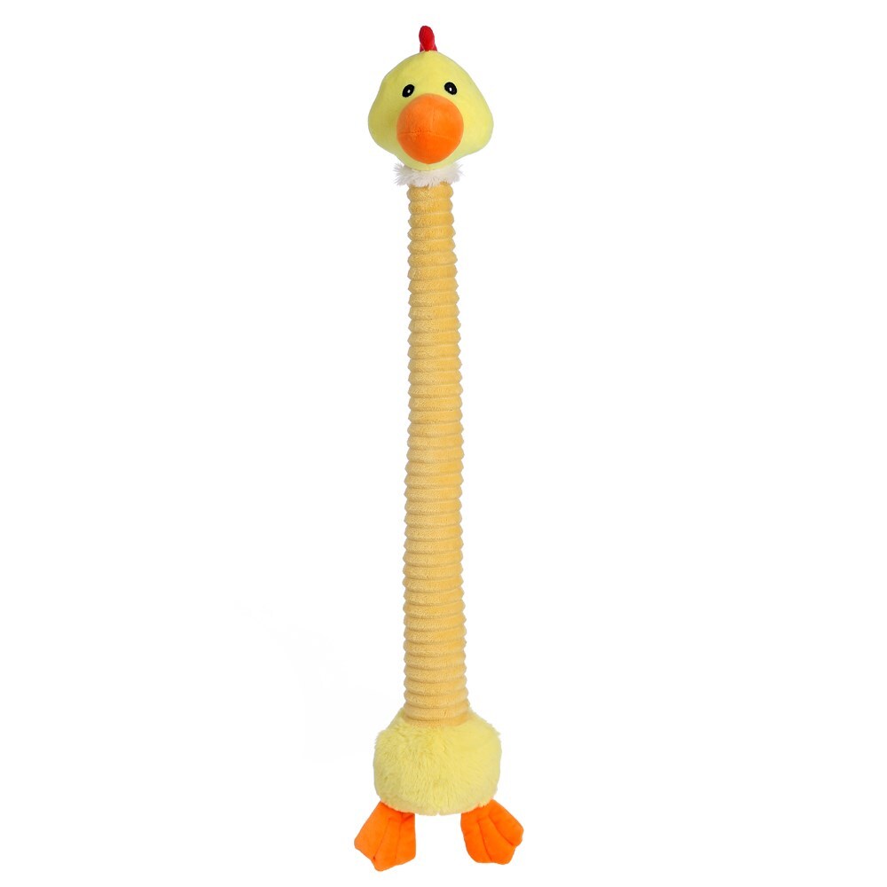 Paws &amp; Claws Who Zoo Long Neck Toy 65X15cm 2 Asstd