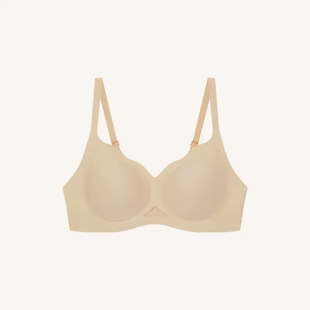 Ubras Hot Sell Soft Support Deep V Hooked Bra in Nude Size M X1pack