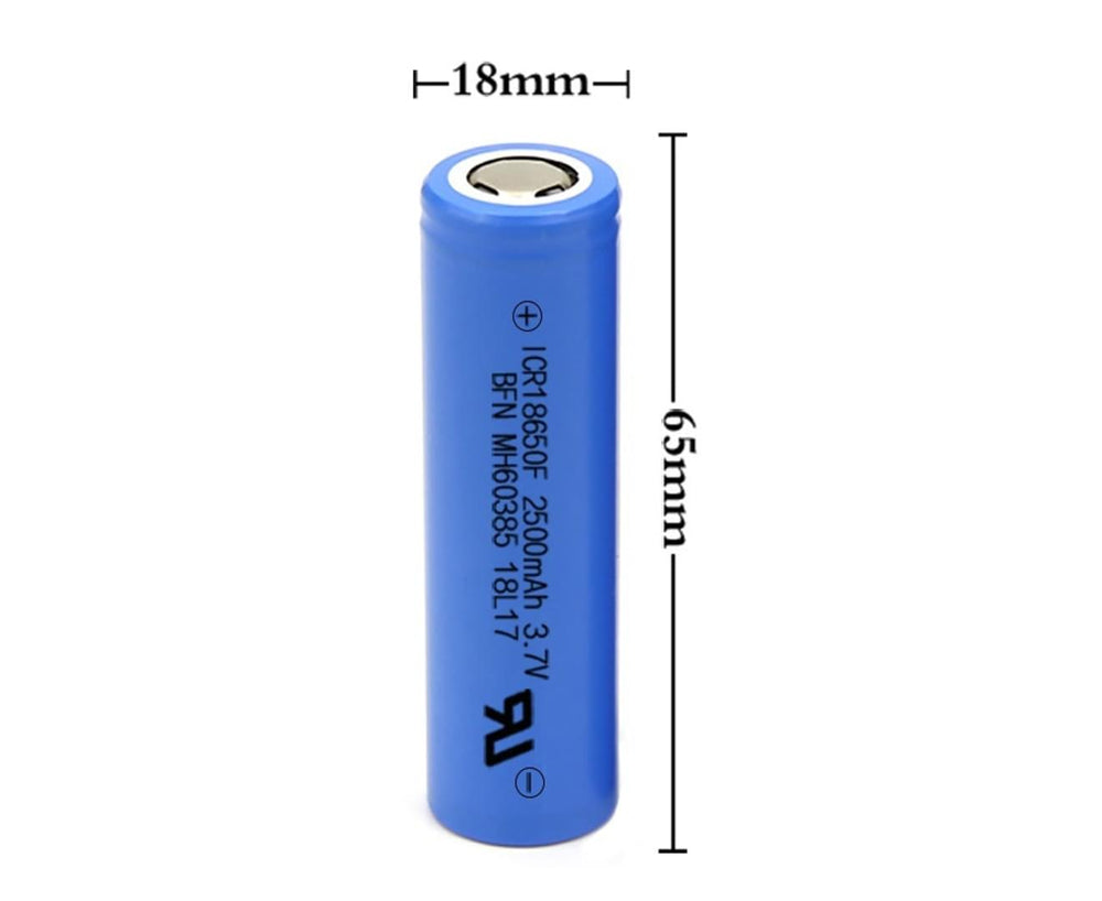 [8 Pack] 18650 Rechargeable Batteries Lithium Li Ion 3.7V 3600mah mAh Length 69mm