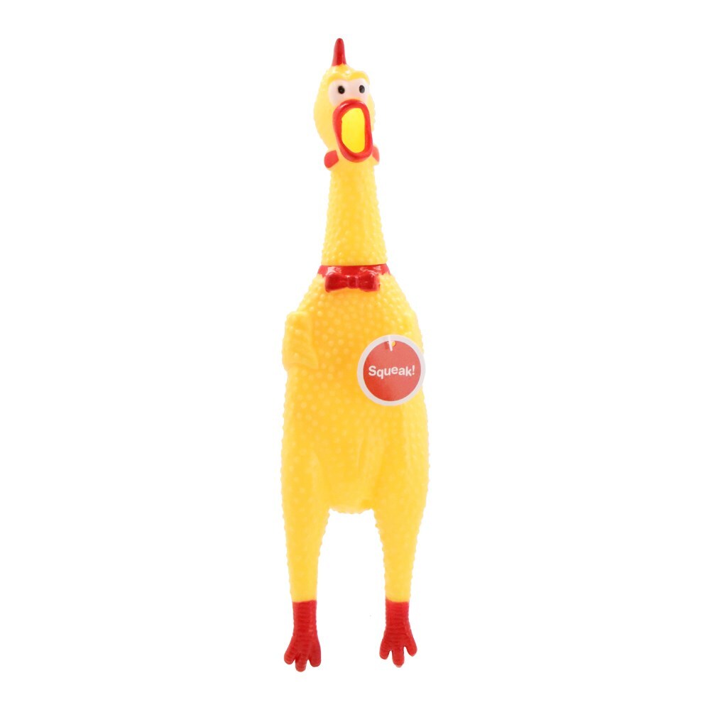 Paws &amp; Claws Squawking Vinyl Chicken 32cm