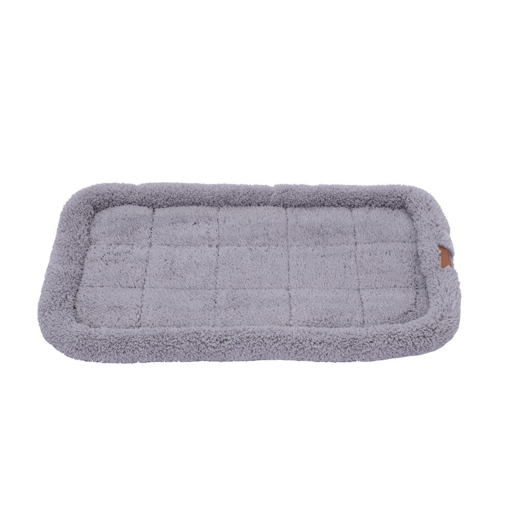 Paws &amp; Claws Sherpa Crate &amp; Carrier Mattress 75x45cm - Grey