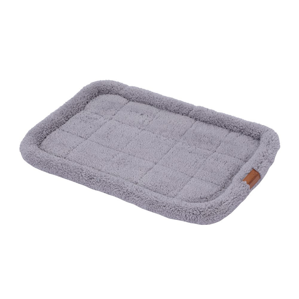 Paws &amp; Claws Sherpa Crate &amp; Carrier Mattress 75x45cm - Grey