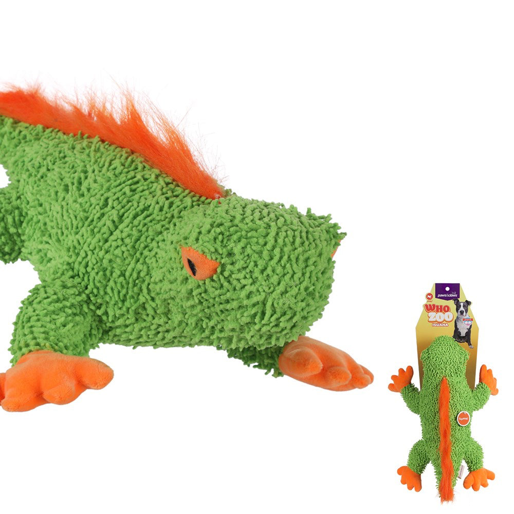 Paws And Claws Who Zoo Iguana Microfibre Plush