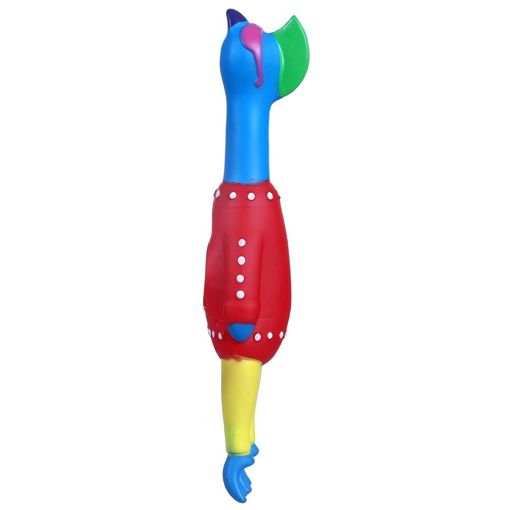 Paws &amp; Claws 25cm Vinyl Neon Squeaky Chicken - Assorted