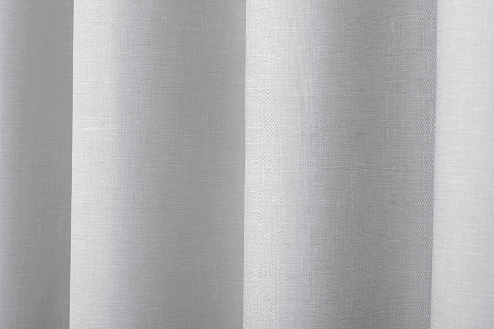 Sherwood Home 100% Blockout Eyelet Curtain Pair Grey 90x223cm