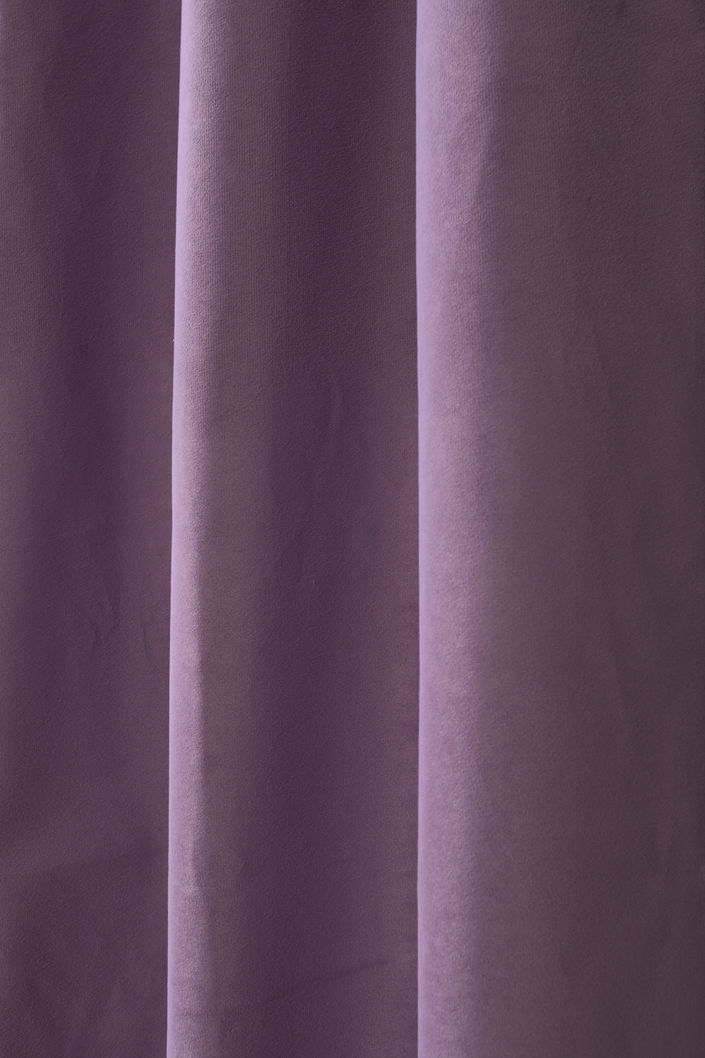 Cadence &amp; Co. Byron Matte Velvet 100% Blockout Eyelet Curtains Twin Pack Lilac 135x223cm