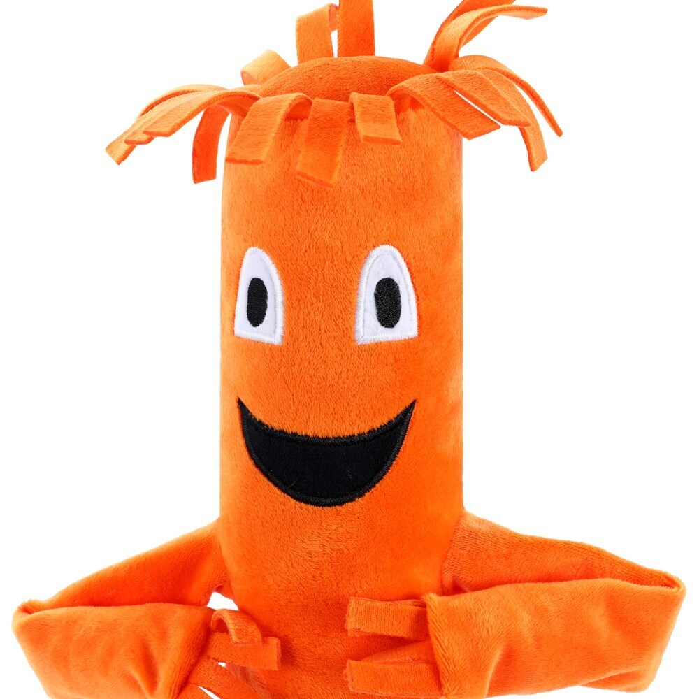 Paws &amp; Claws Wavy Arm Man Plush Orange 54X23X7cm