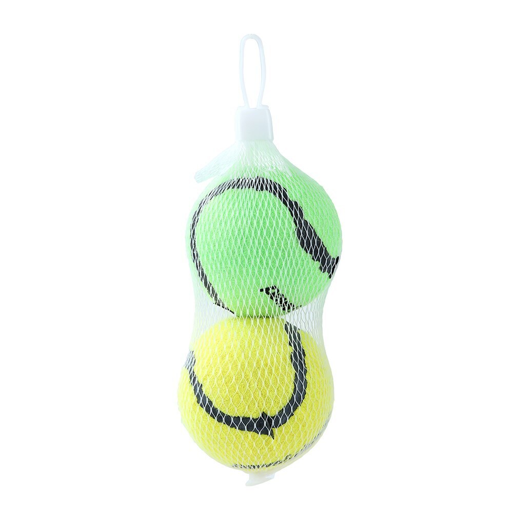 2PK Paws &amp; Claws Squeaky Tennis Balls Assorted