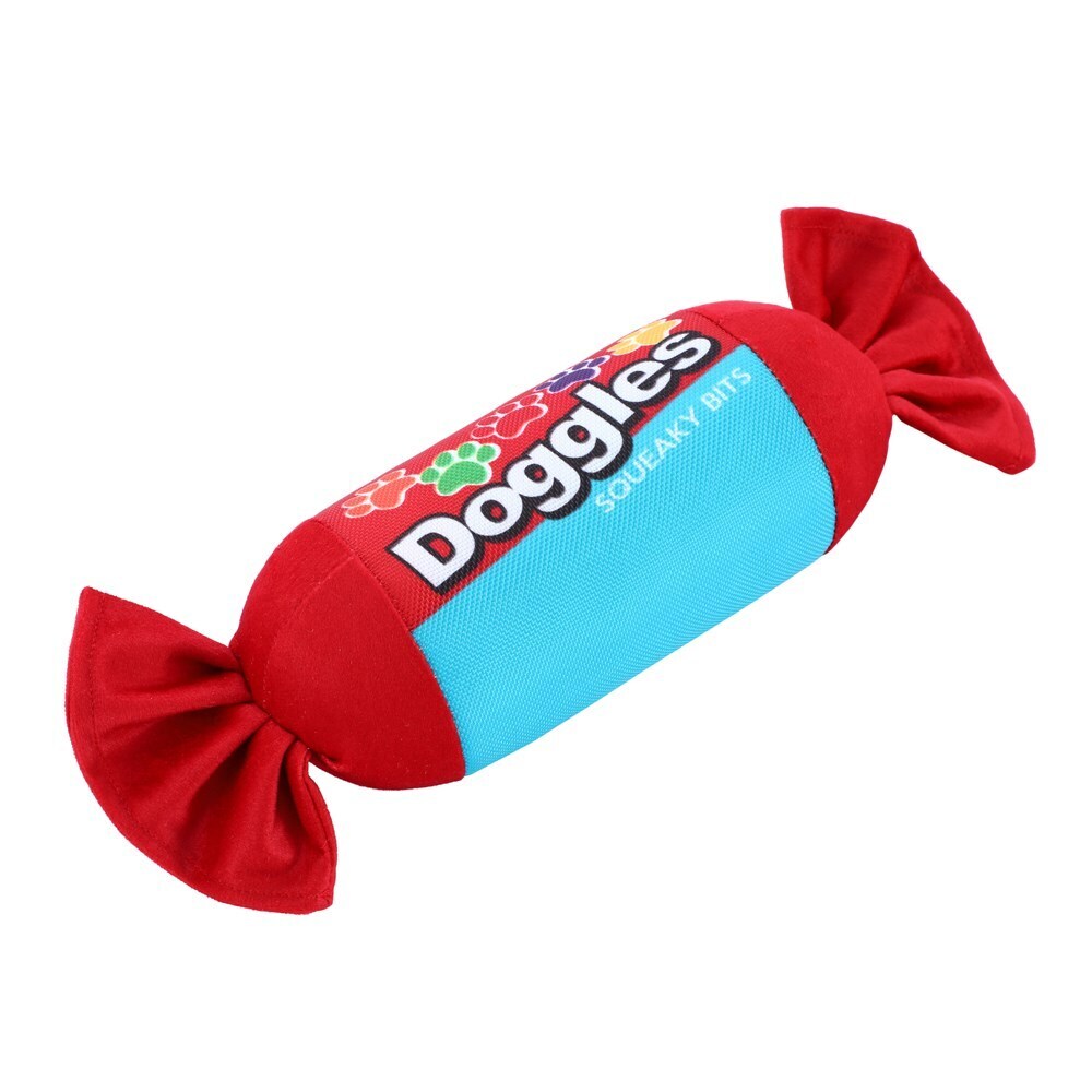 Paws &amp; Claws Candy Roll Oxford Toy Doggles 28X11cm