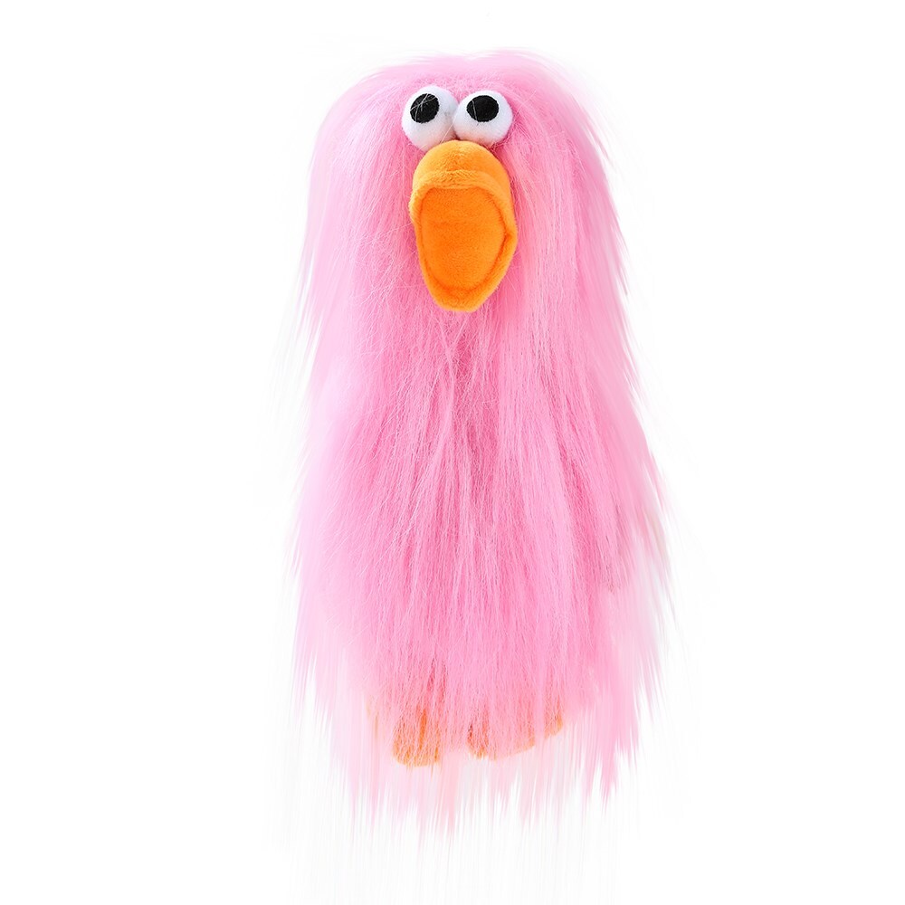Paws &amp; Claws 22cm Super Shaggy Duck Dog/Pet Toy Pink