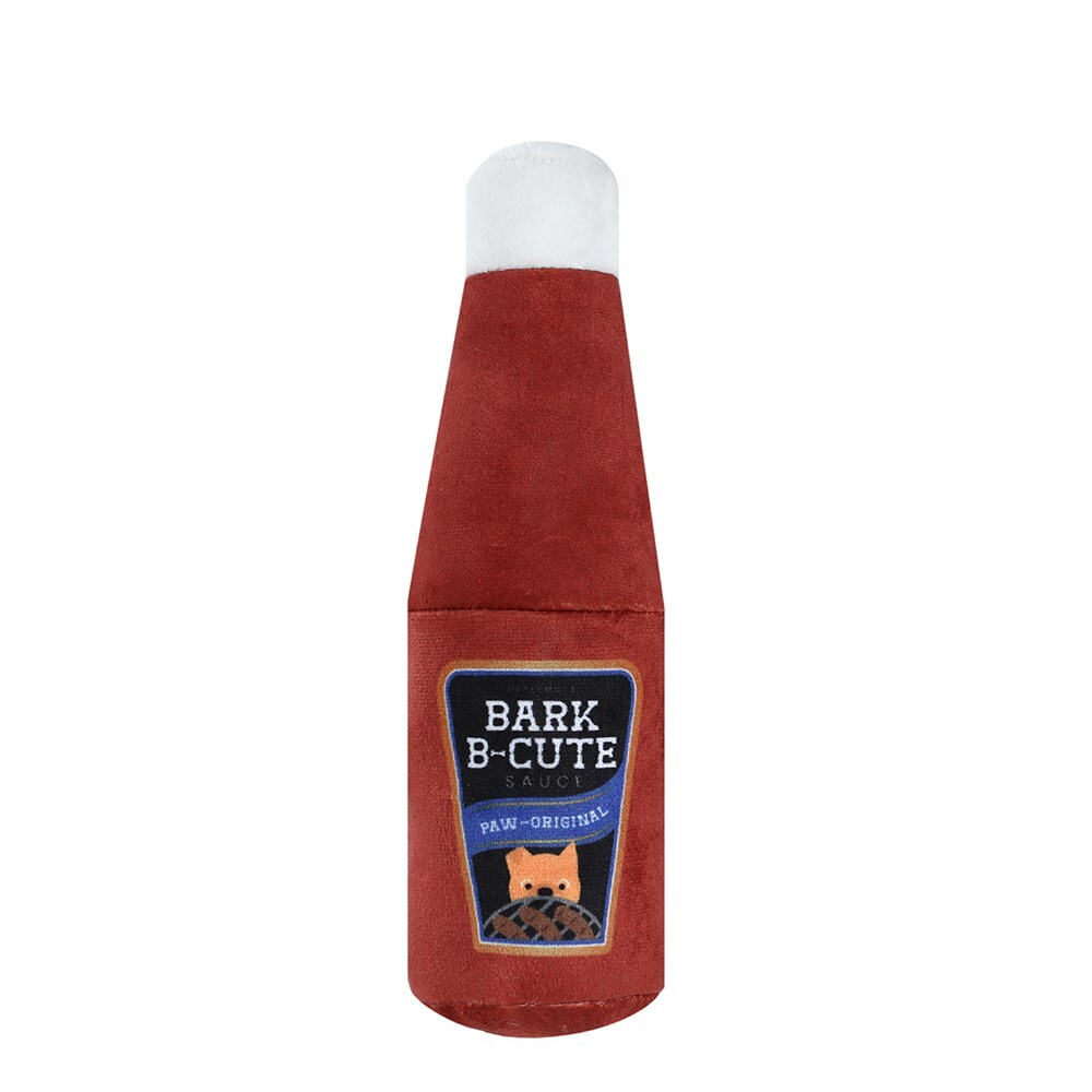 Paws &amp; Claws 20x8cm Plush BBQ Sauce Bottle