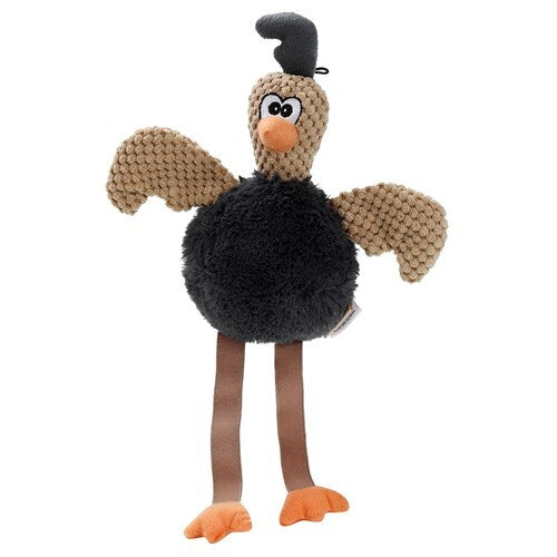 Paws N Claws Pets Stretchy Leg Chicken 40x24cm Toy w/ Built-In Squaker Asst
