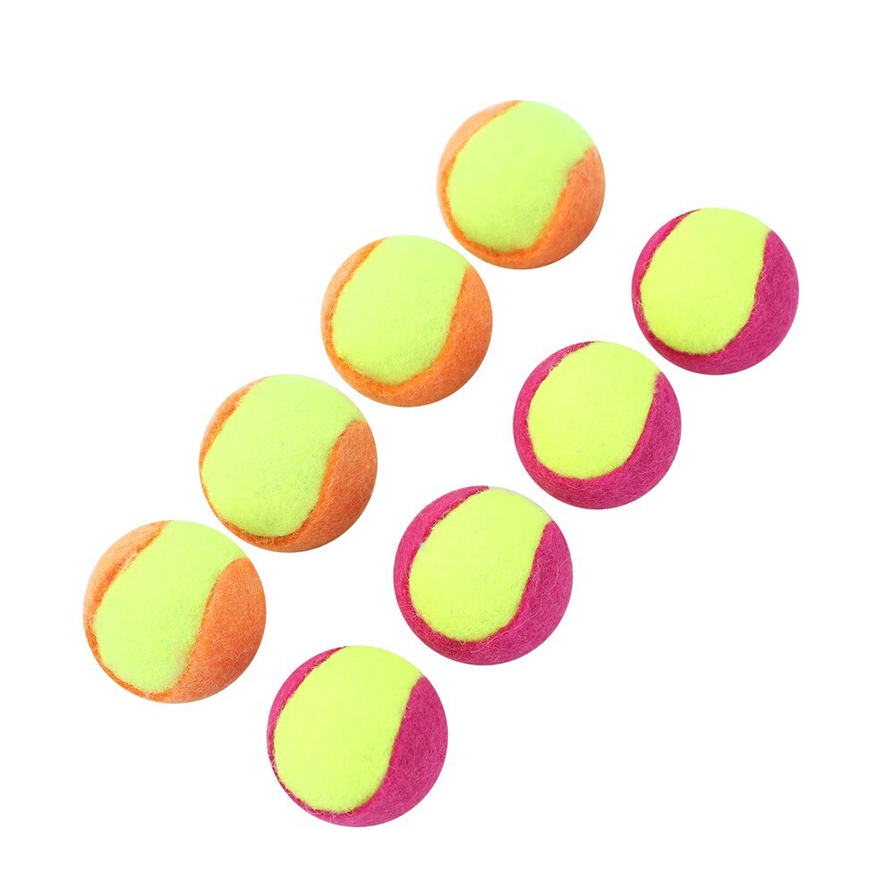 4PK Paws &amp; Claws Mini Felt Catnip Tennis Ball Pink 4cm