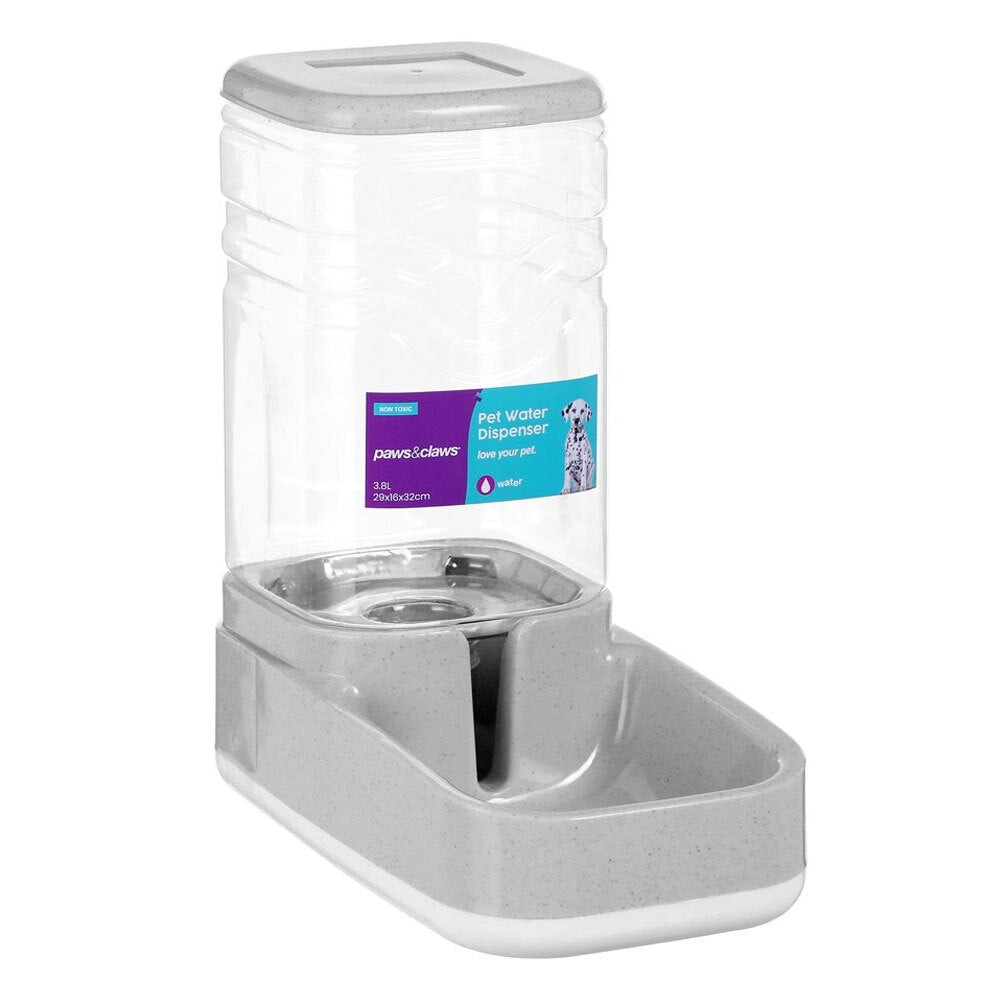 Paws &amp; Claws 3.8L Pet Water Dispenser - Assorted