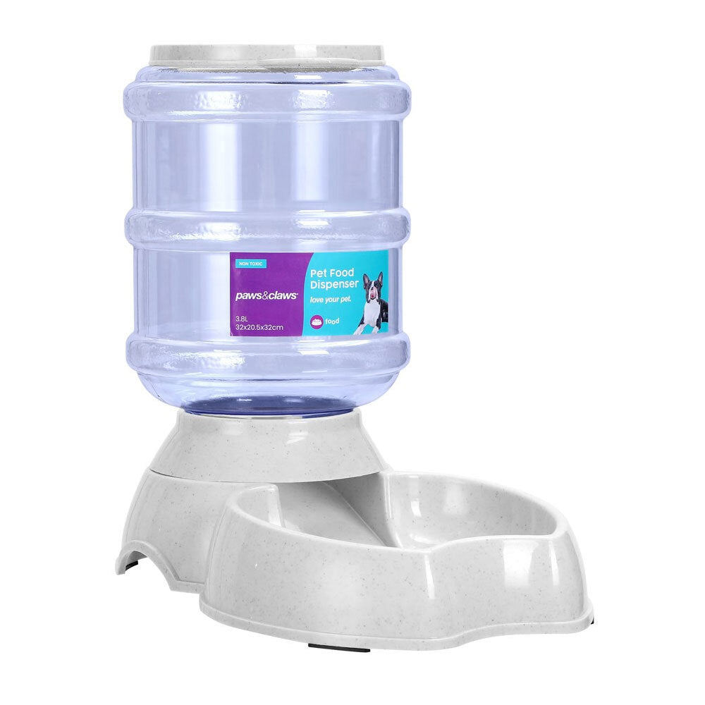 Paws &amp; Claws 3.8L Pet Food Dispenser - Assorted